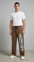 Toxic Angel Brown Baggy Pants
