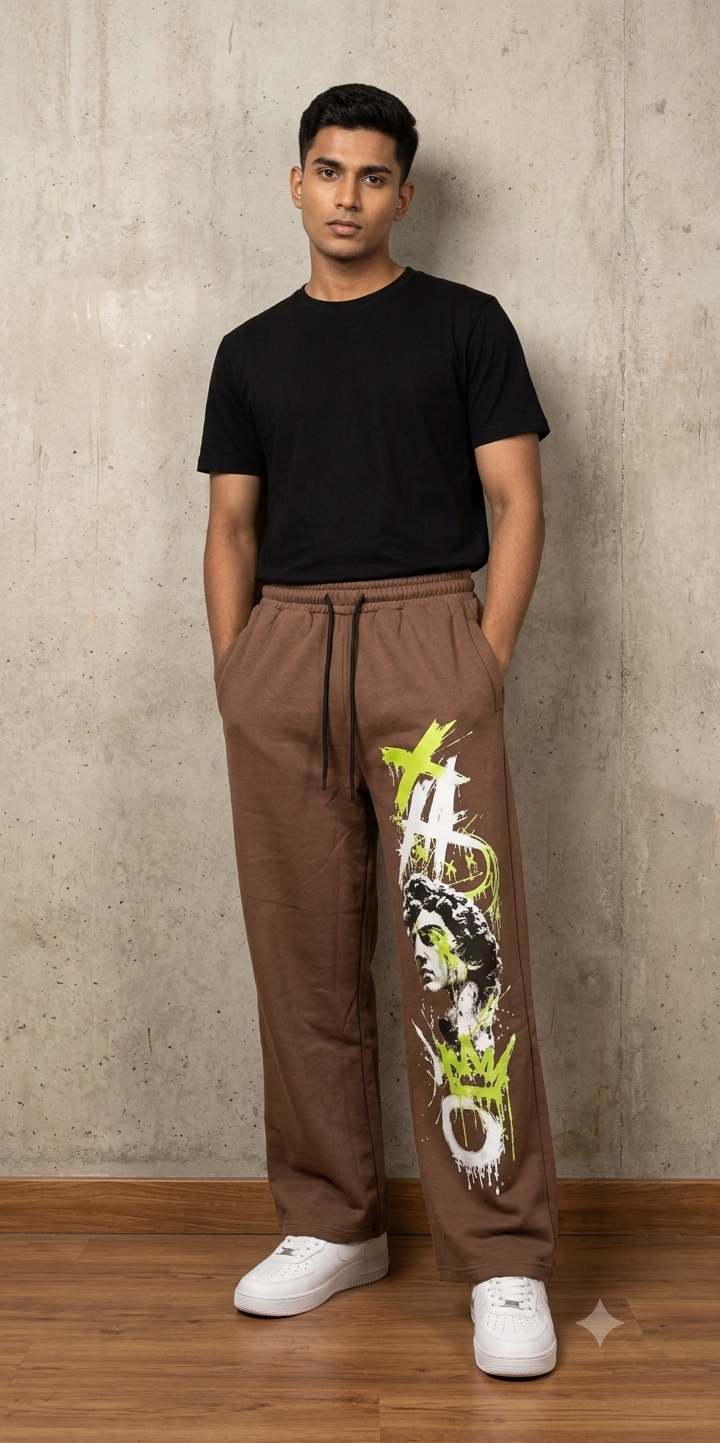 Neon Rebel Brown Baggy