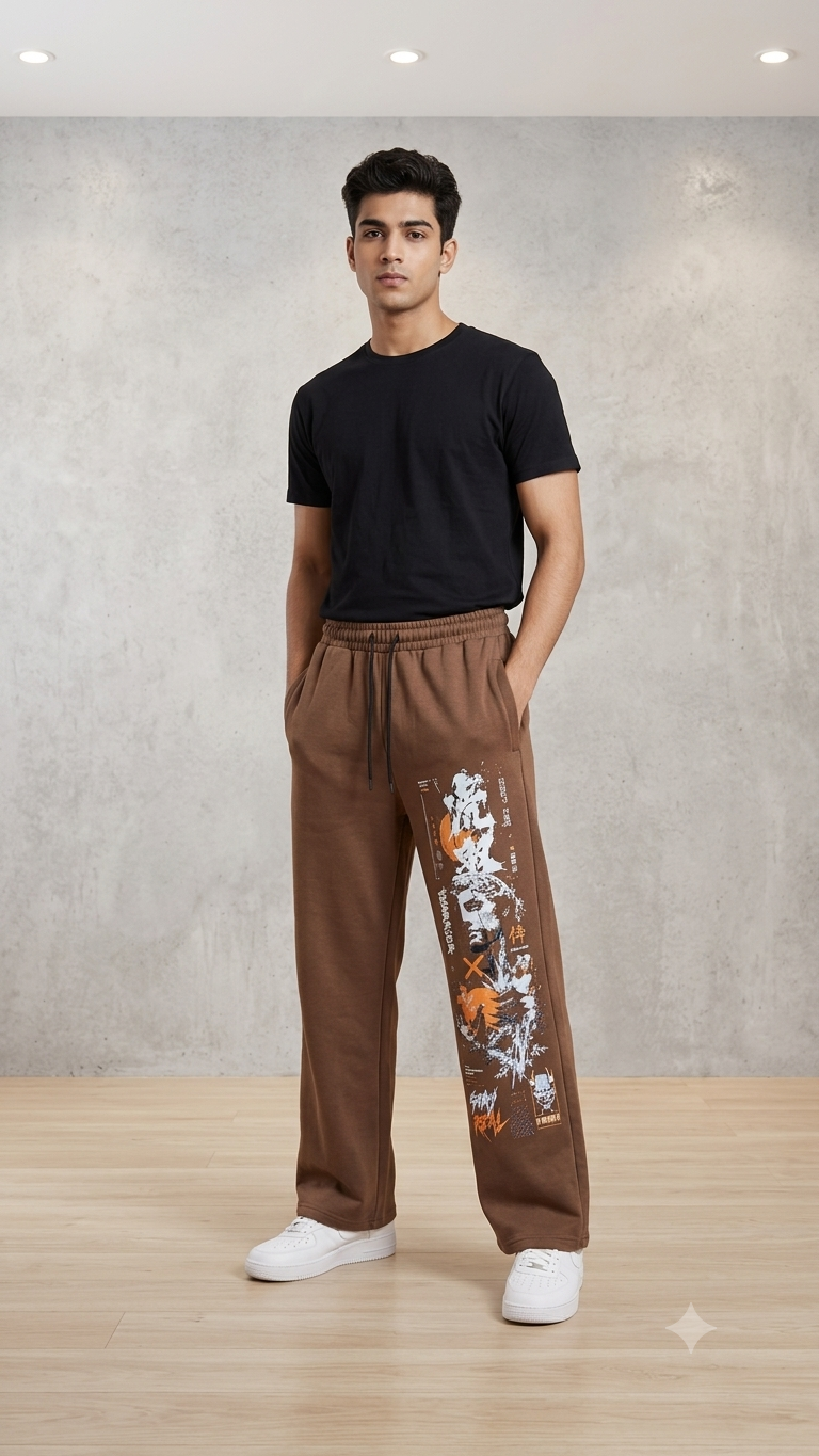 Ronin Spirit Mocha Baggy Pants