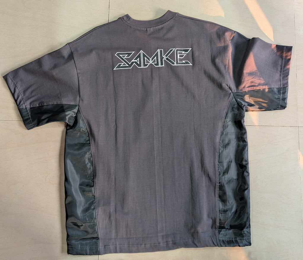 Grey Shinobi Drop-Shoulder