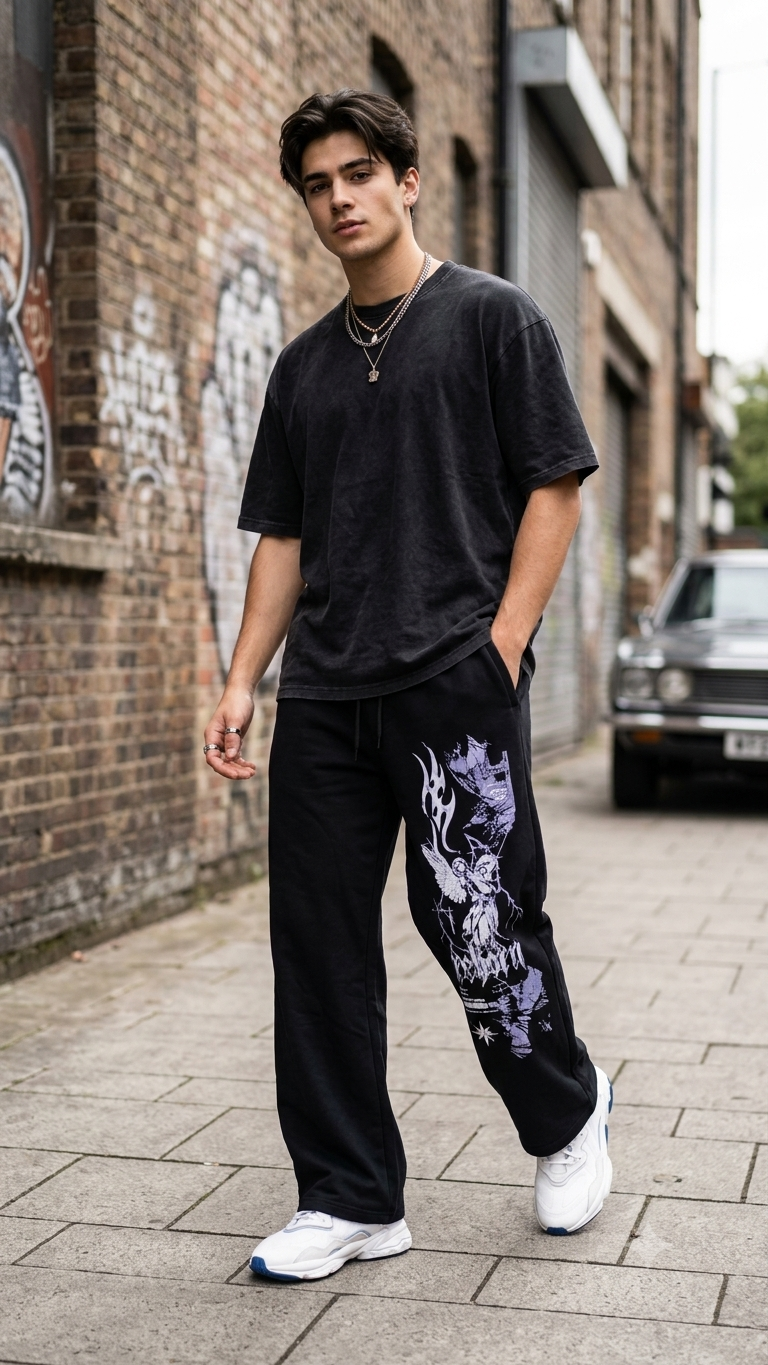 Reborn Fallen Angel Baggy Pants